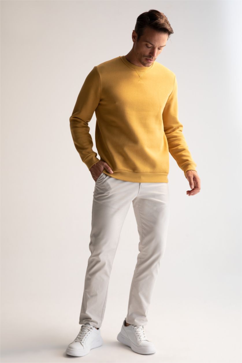 HOMME Jaune Regular Fit Sweatshirt