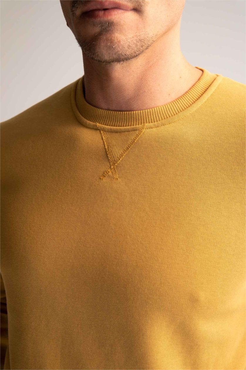 HOMME Jaune Regular Fit Sweatshirt