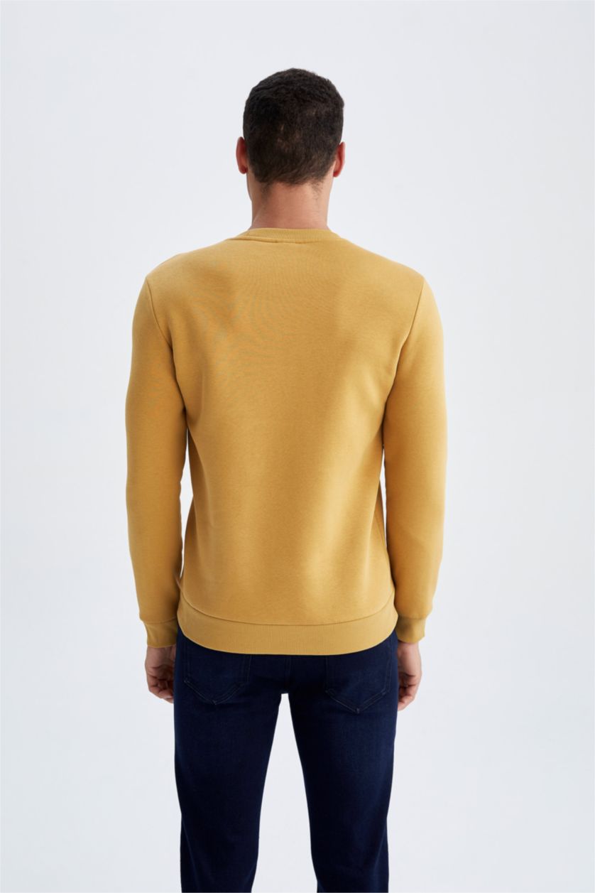 HOMME Jaune Regular Fit Sweatshirt
