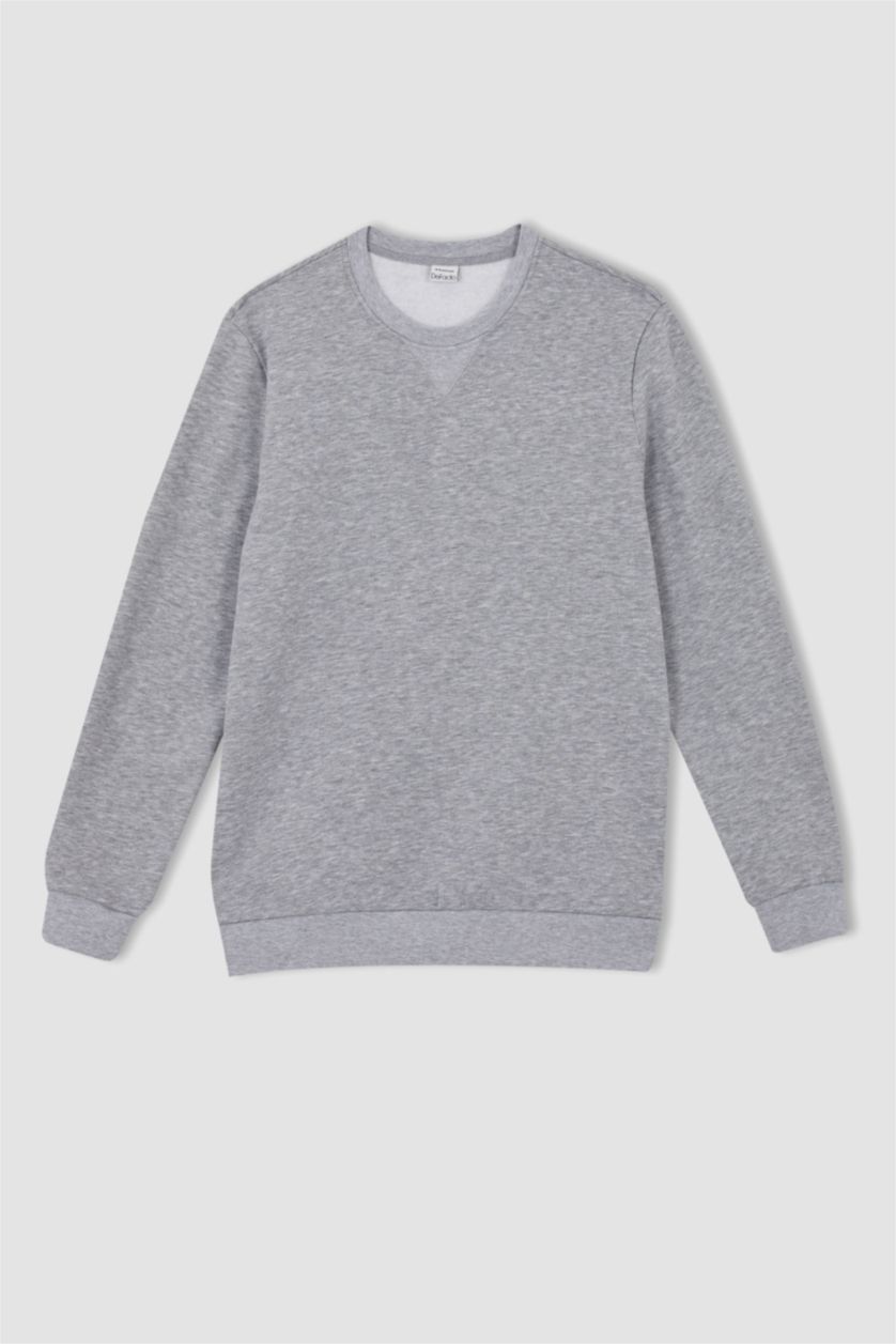 HOMME Gris Regular Fit Sweatshirt