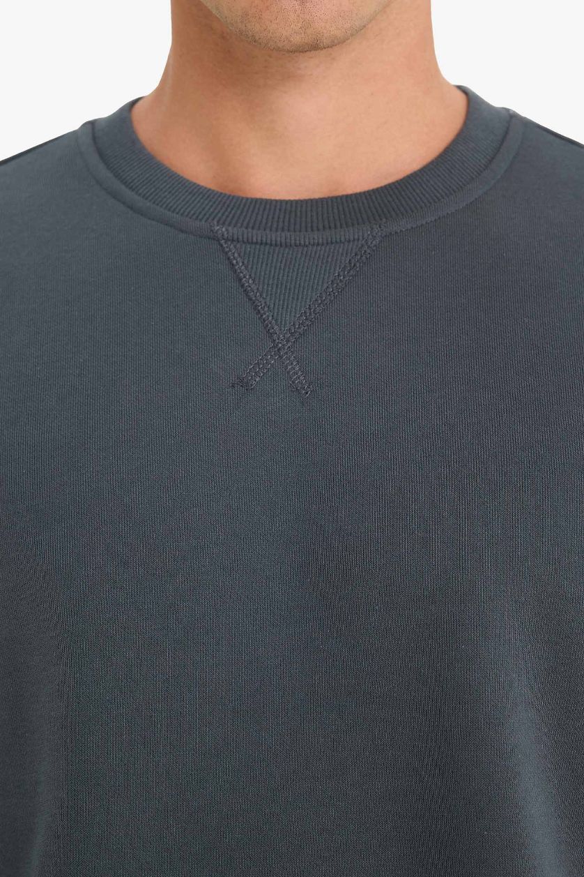 Man Anthracite Regular Fit Sweatshirt