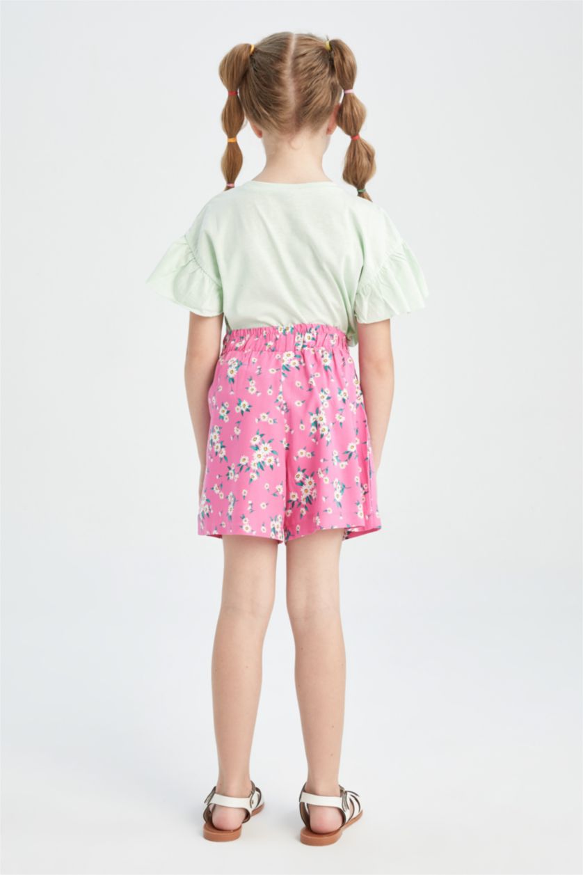 FILLES Rose Short Viscose Fille