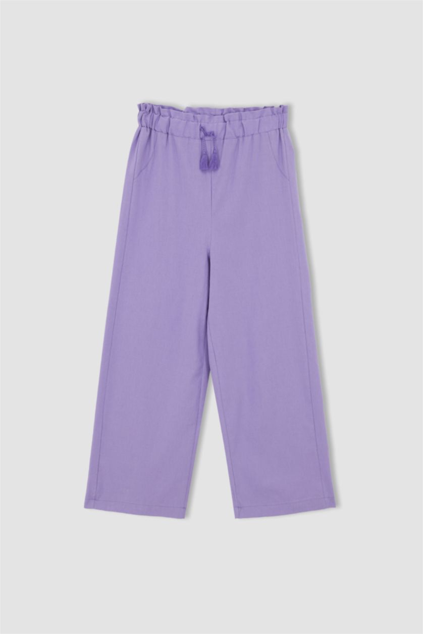 GIRLS & TEENS Lilac Girl Elasticated Waist Crop Culottes