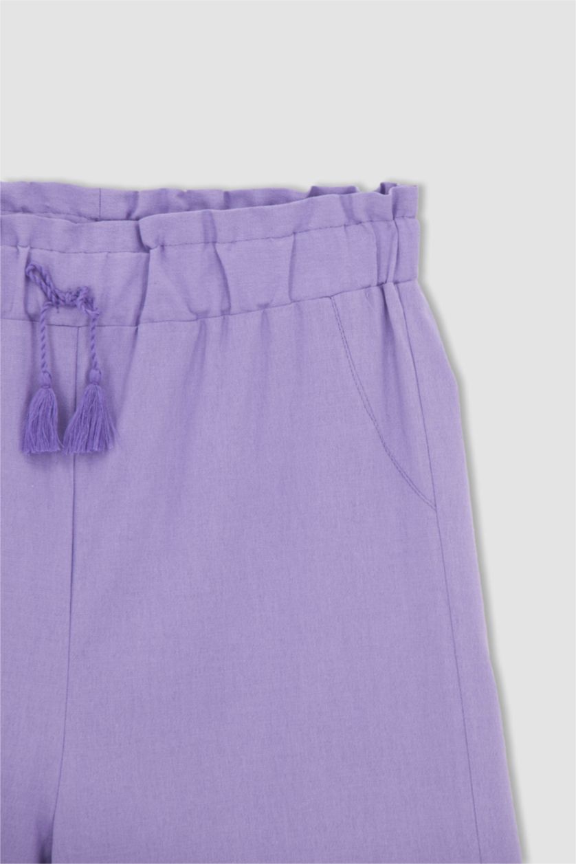 GIRLS & TEENS Lilac Girl Elasticated Waist Crop Culottes