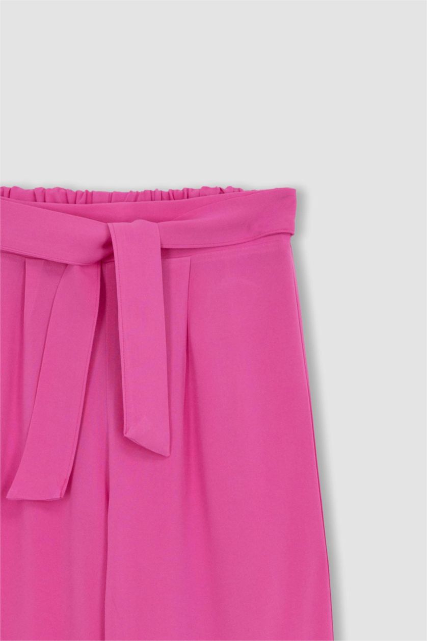 GIRLS & TEENS Pink Girl Culotte Wide Leg Viscose Trousers