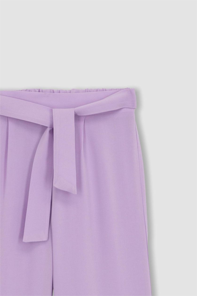FILLES Violet Pantalon Viscose Culotte