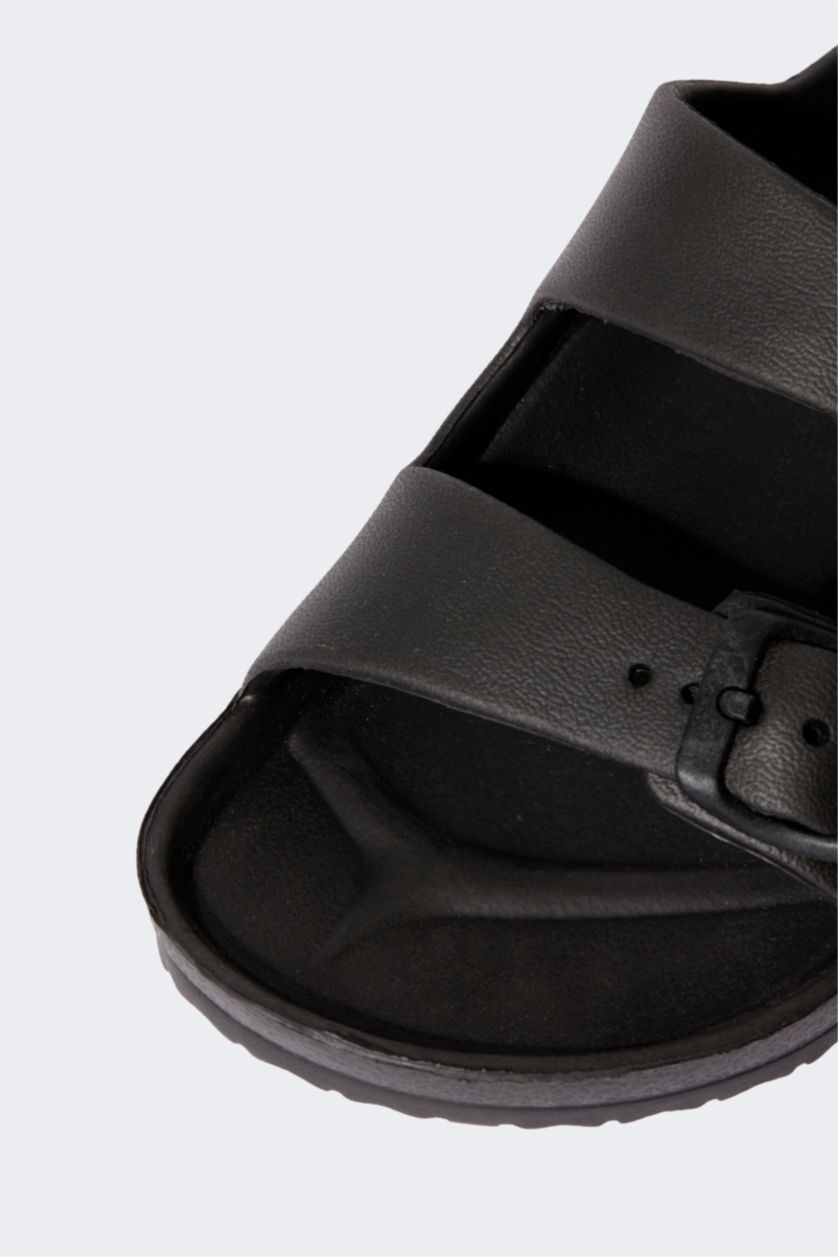 أولادي أسود شبشب إيفا بكعب مسطح