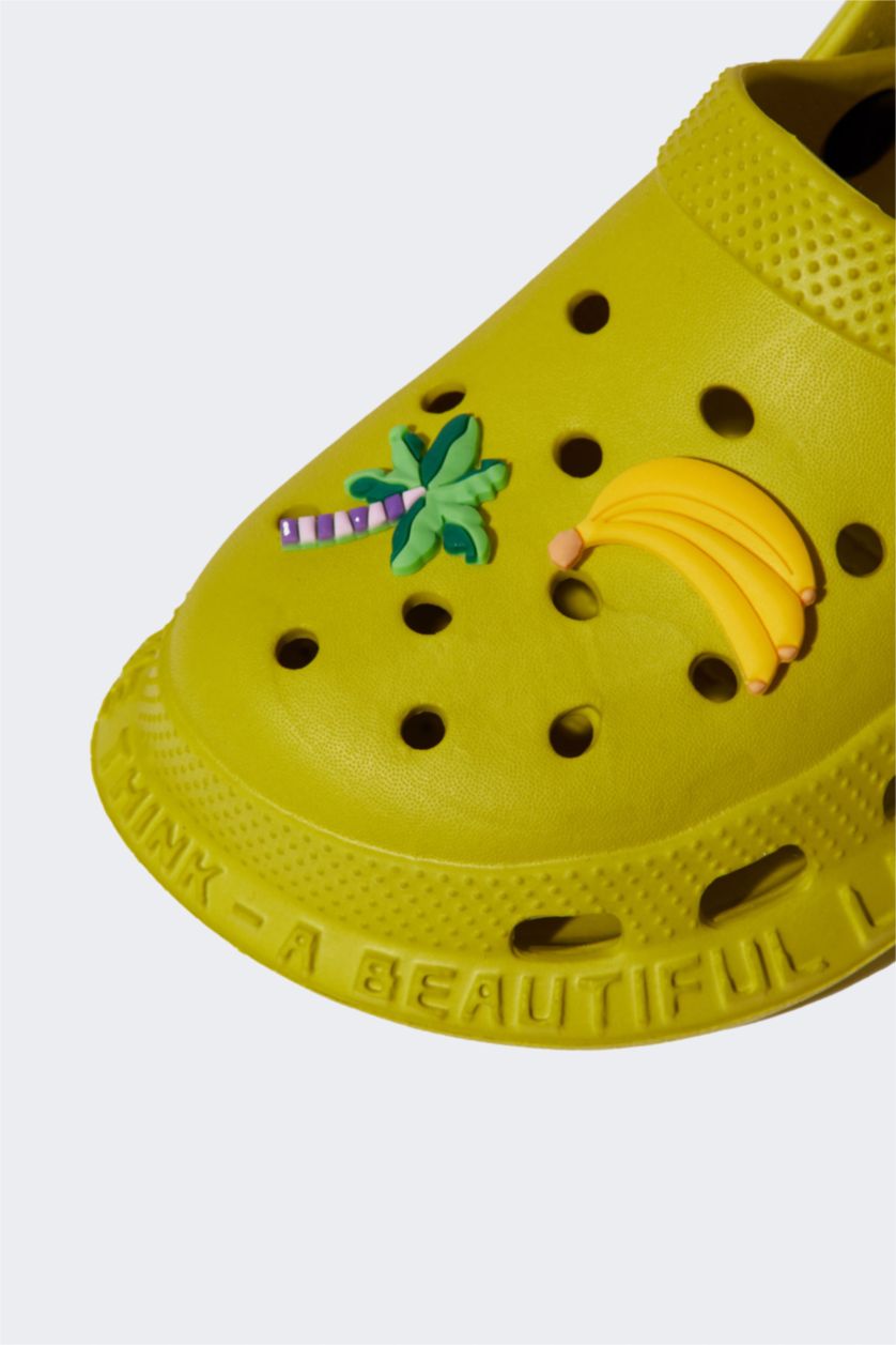 GARÇONS Yeşil Pantoufles de sandales de plage à motifs pour garçon