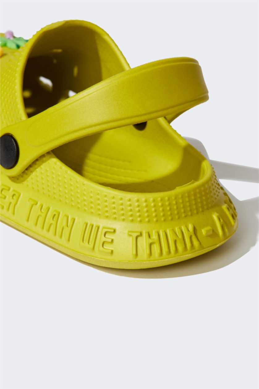 GARÇONS Yeşil Pantoufles de sandales de plage à motifs pour garçon