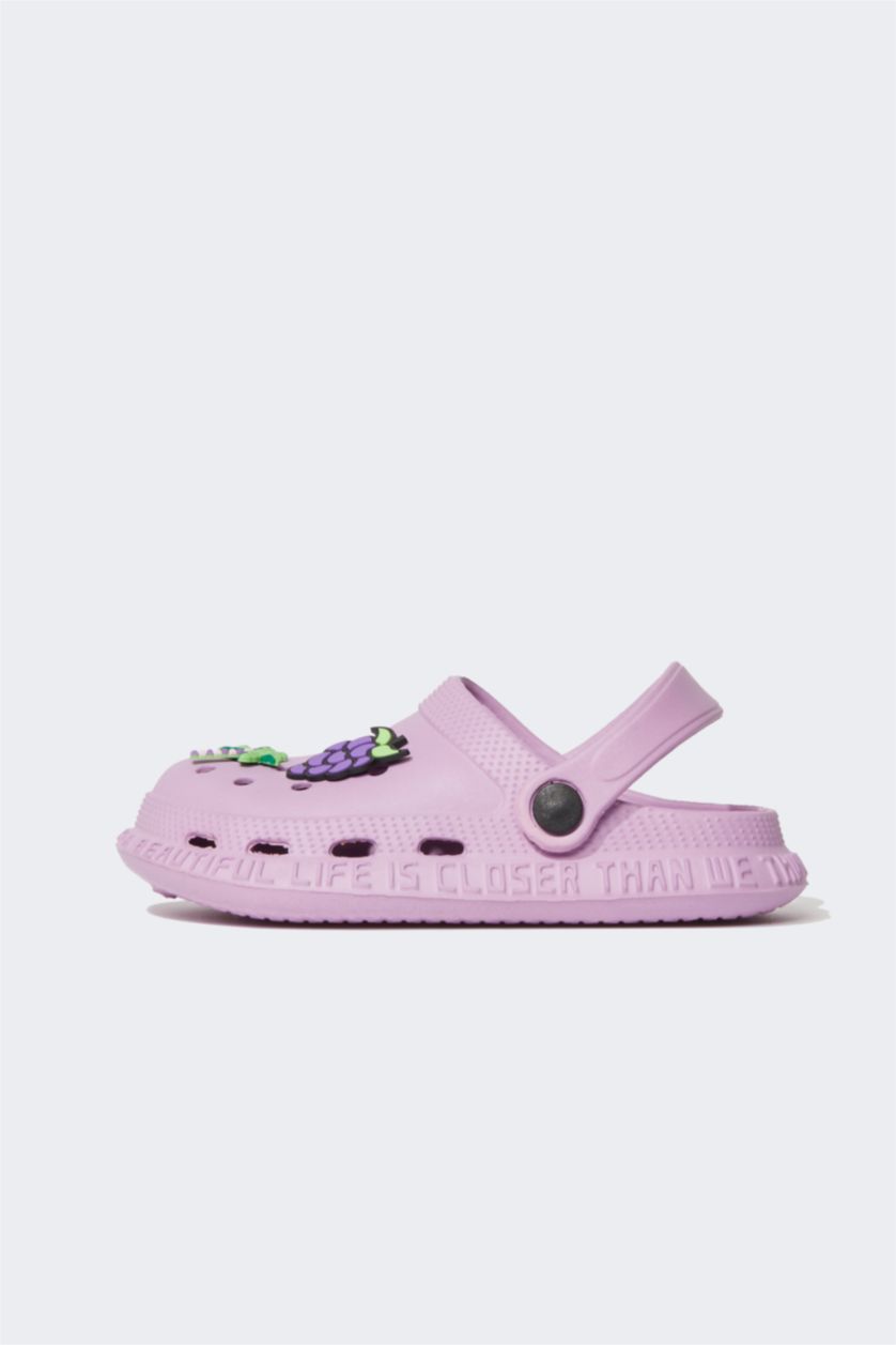 بنات بنفسجي فاتح صندل بكعب مسطح