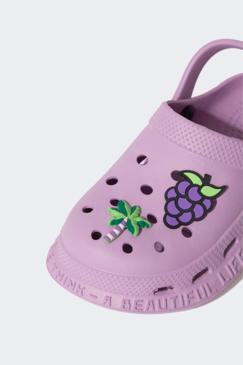 بنات بنفسجي فاتح صندل بكعب مسطح