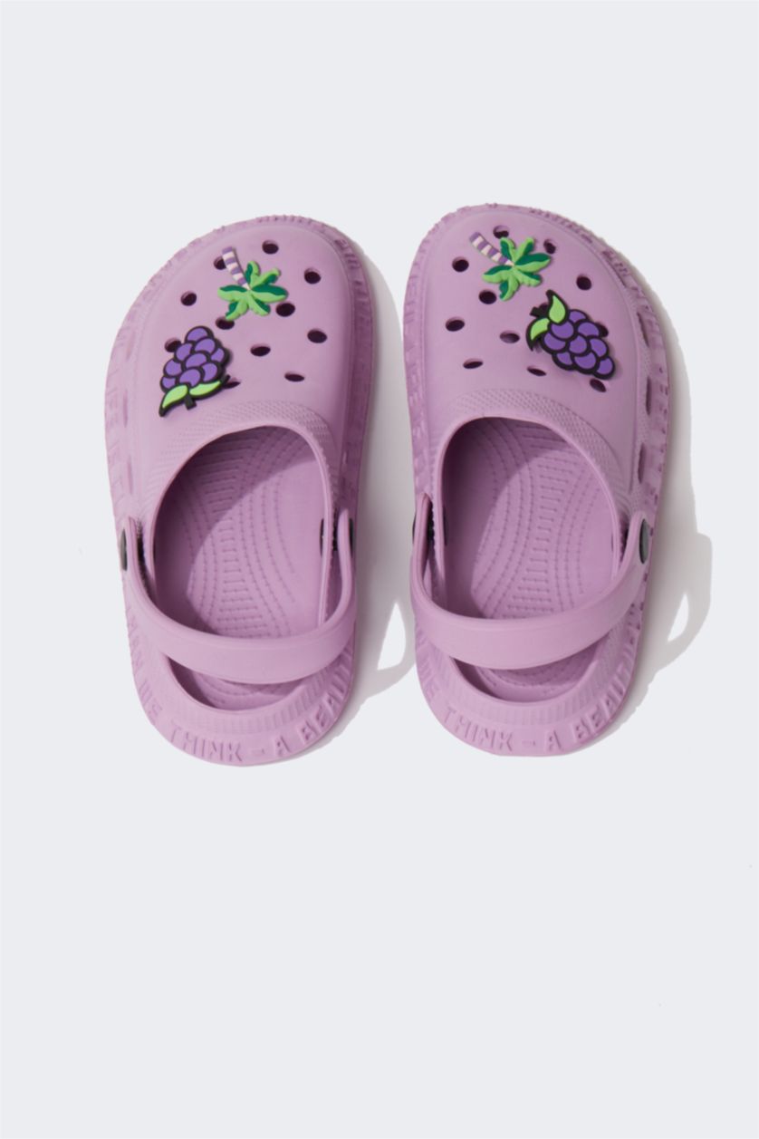 بنات بنفسجي فاتح صندل بكعب مسطح