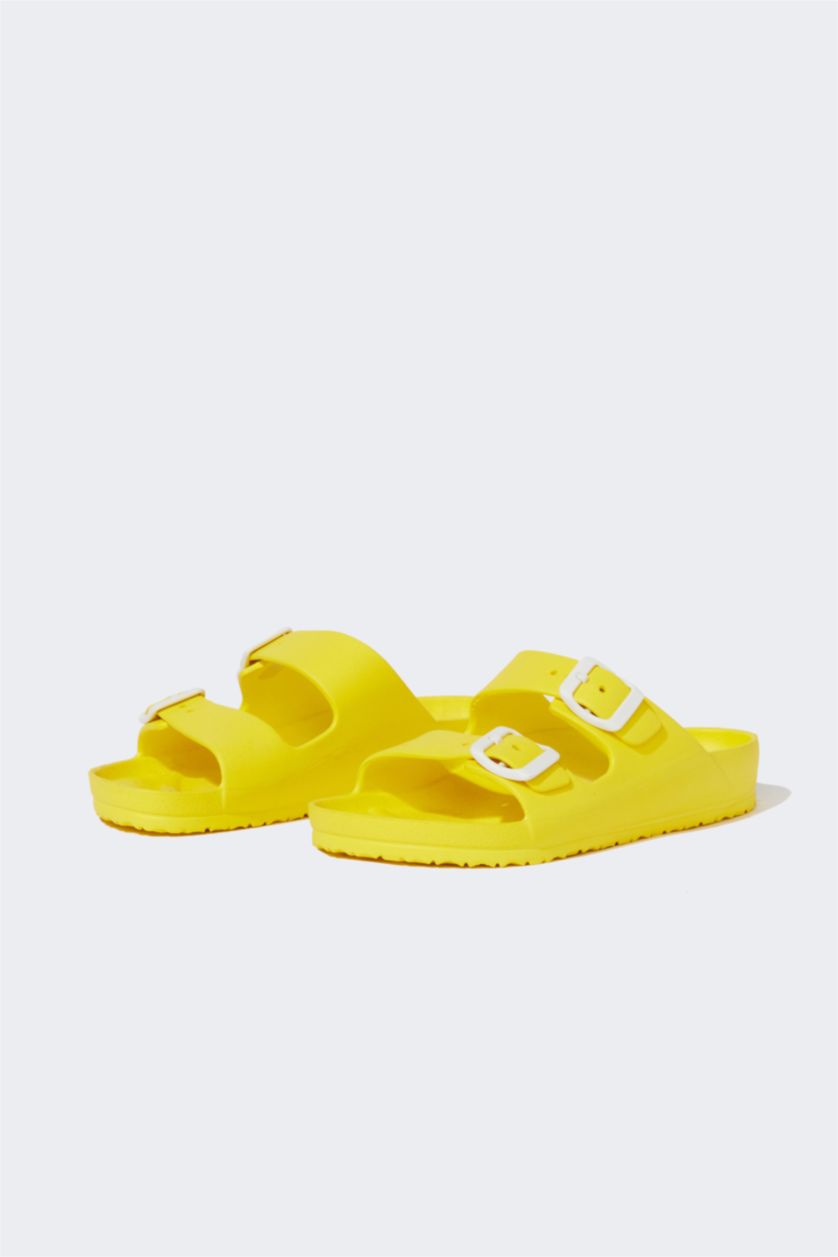 GIRLS & TEENS Yellow Girl Flat Sole Slipper