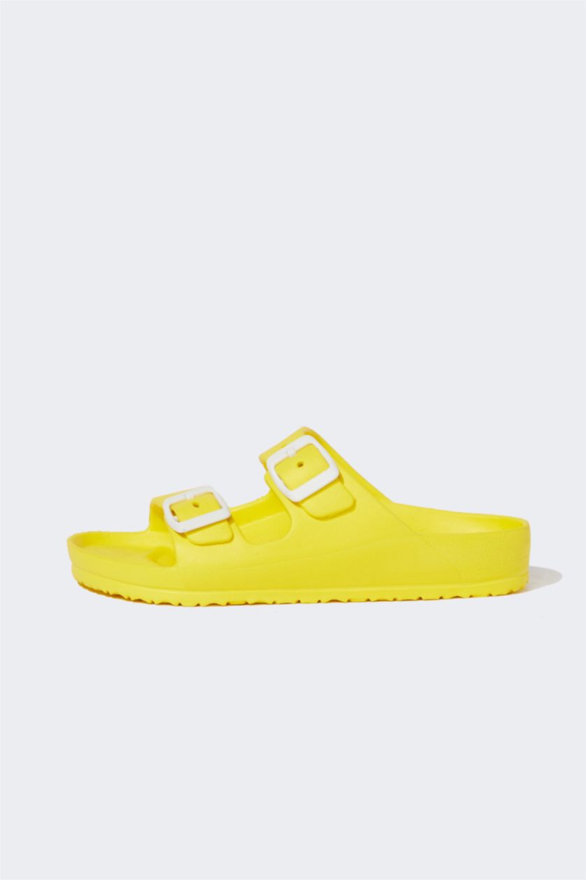 GIRLS & TEENS Yellow Girl Flat Sole Slipper