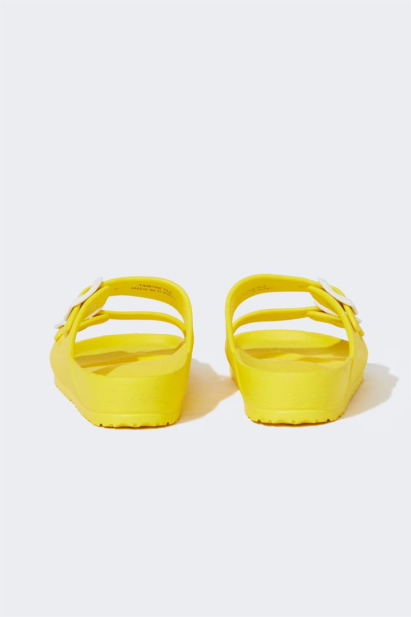 GIRLS & TEENS Yellow Girl Flat Sole Slipper