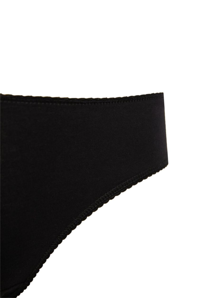 حريمي أسود عبوة كلوت سليب Fall in Love من من 3 قطع