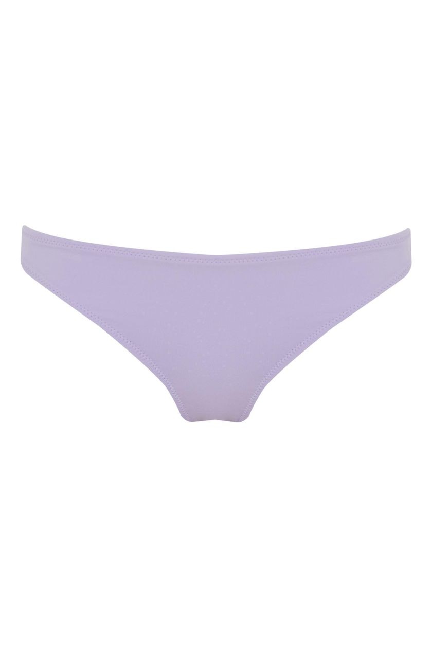Woman Lilac Regular Fit Bikini Bottom