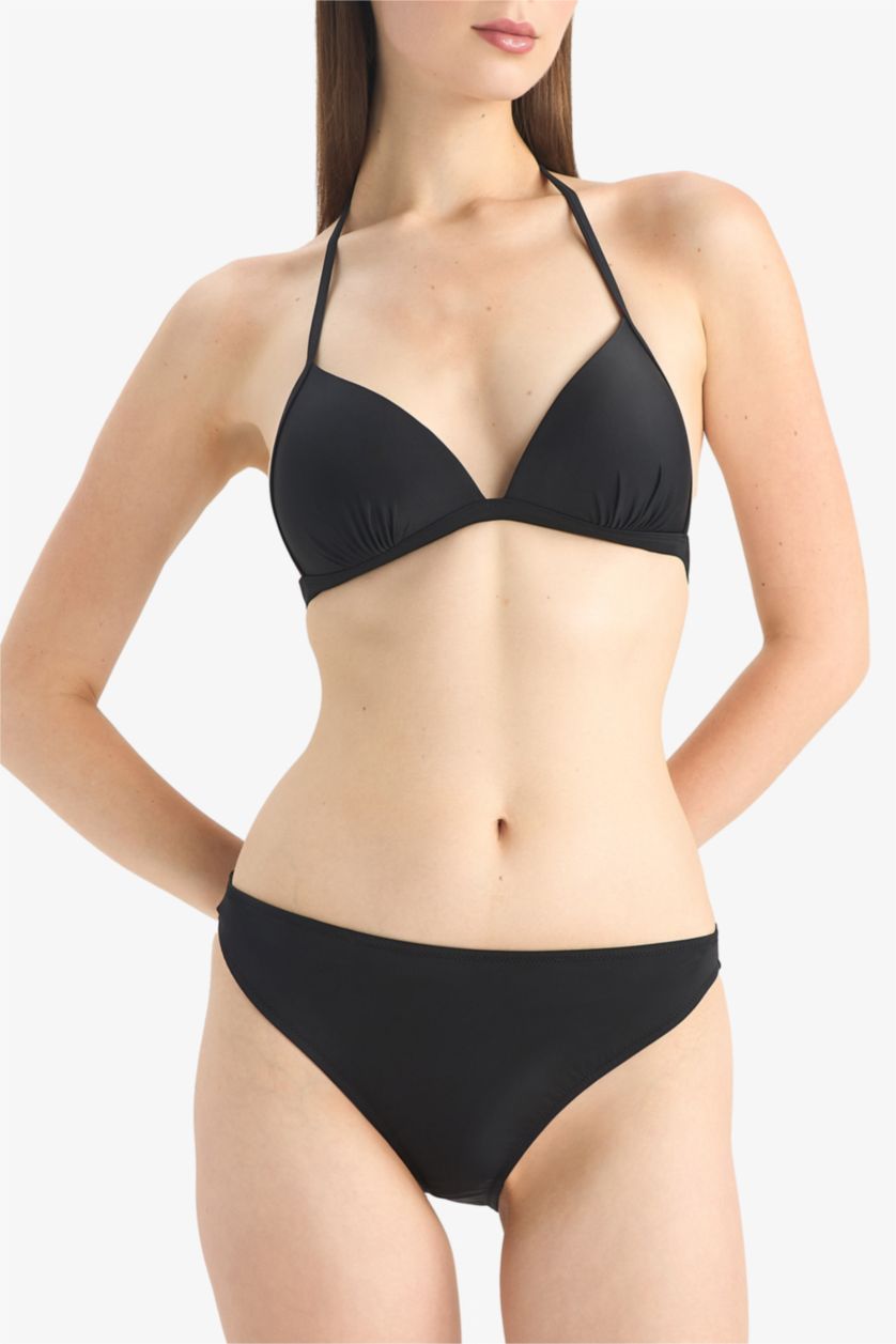 Kadın Siyah Regular Fit Bikini Altı