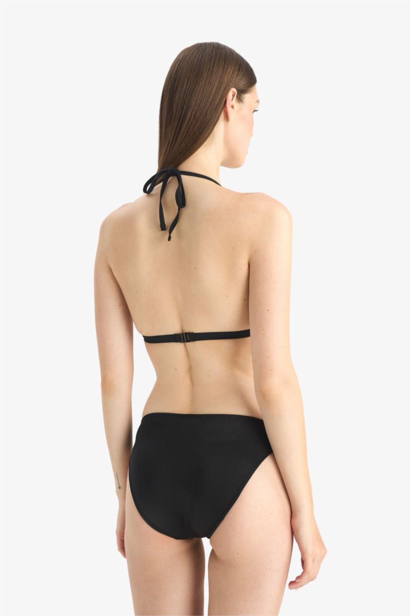 Kadın Siyah Regular Fit Bikini Altı