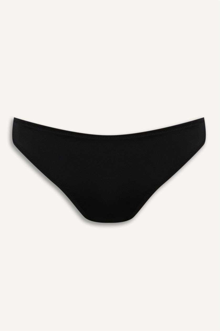 Kadın Siyah Regular Fit Bikini Altı