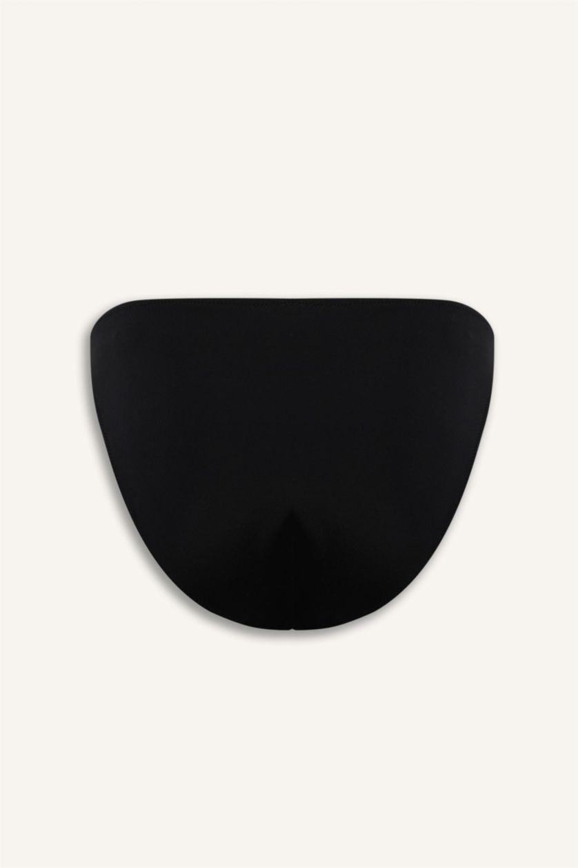 Kadın Siyah Regular Fit Bikini Altı