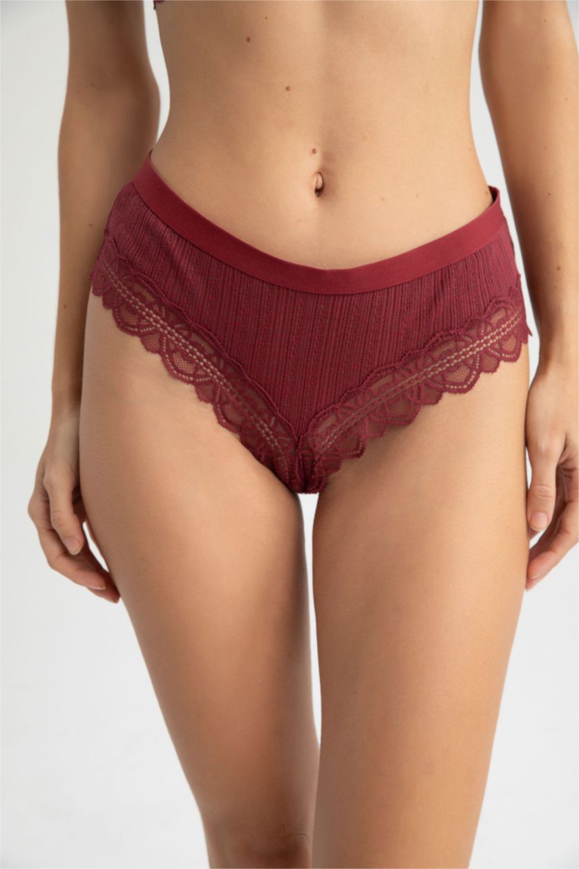 WOMAN Bordeaux Melange Slip Panty