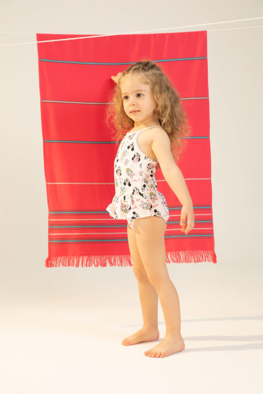 BÉBÉ FILLE Rose Maillot de bain bébé fille Disney Mickey et Minnie sous licence