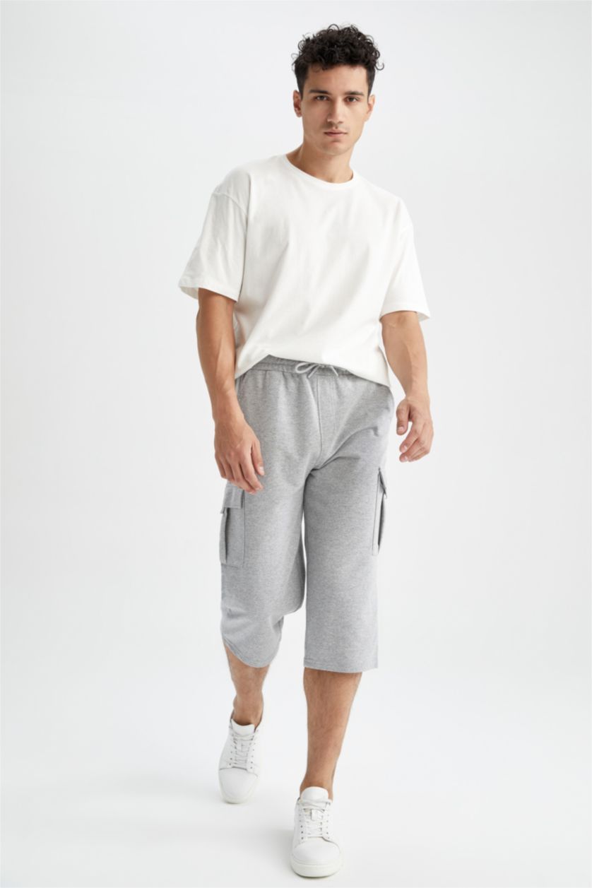 MAN Grey Melange Regular Fit