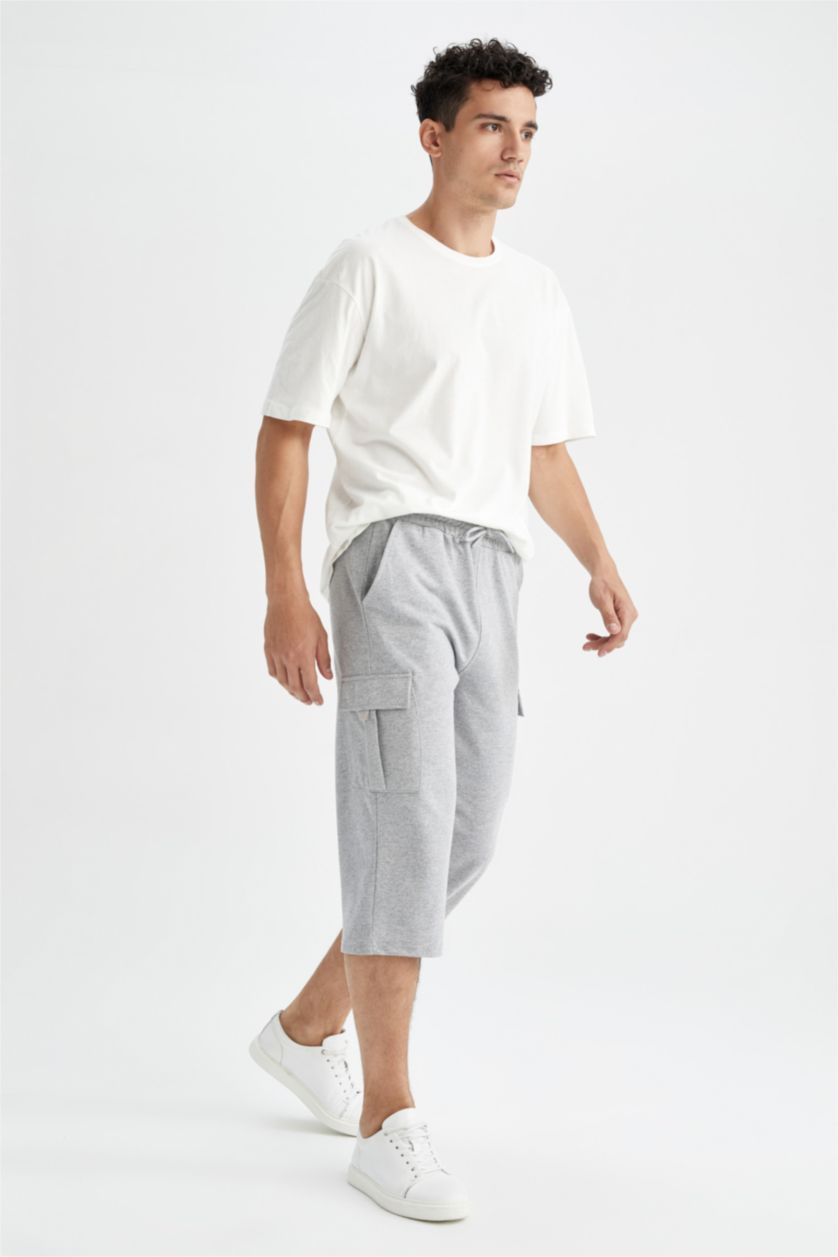 MAN Grey Melange Regular Fit