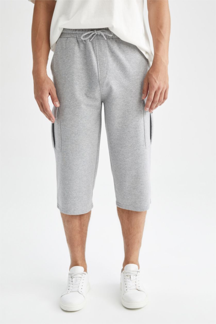MAN Grey Melange Regular Fit