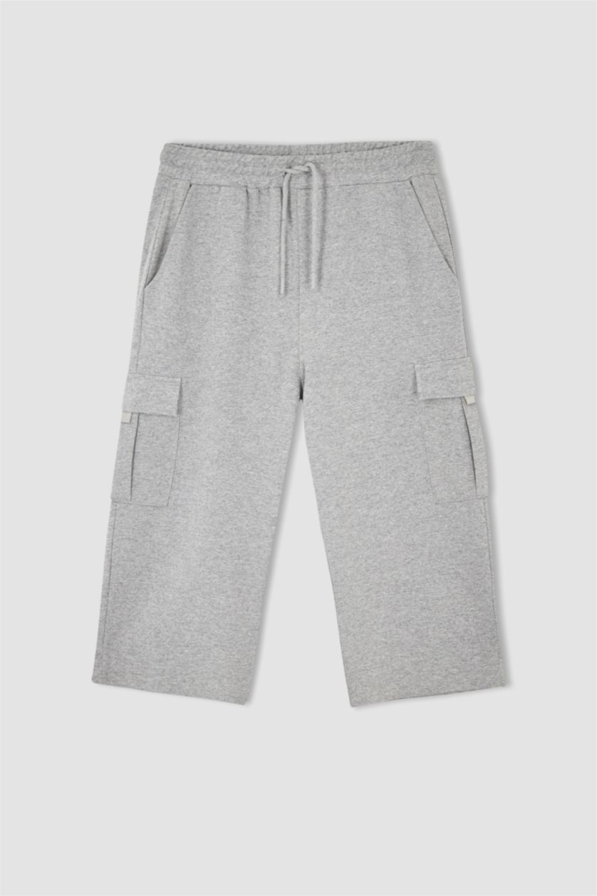 MAN Grey Melange Regular Fit