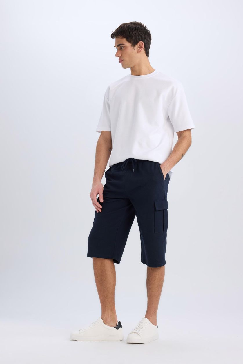 MAN NAVY Slim Fit Thin Sweatshirt Fabric Tall Short