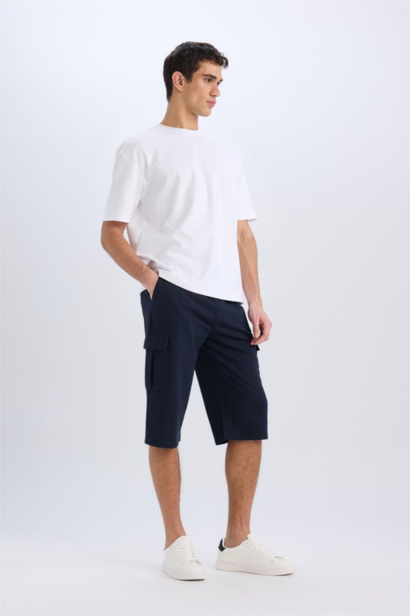 MAN NAVY Slim Fit Thin Sweatshirt Fabric Tall Short