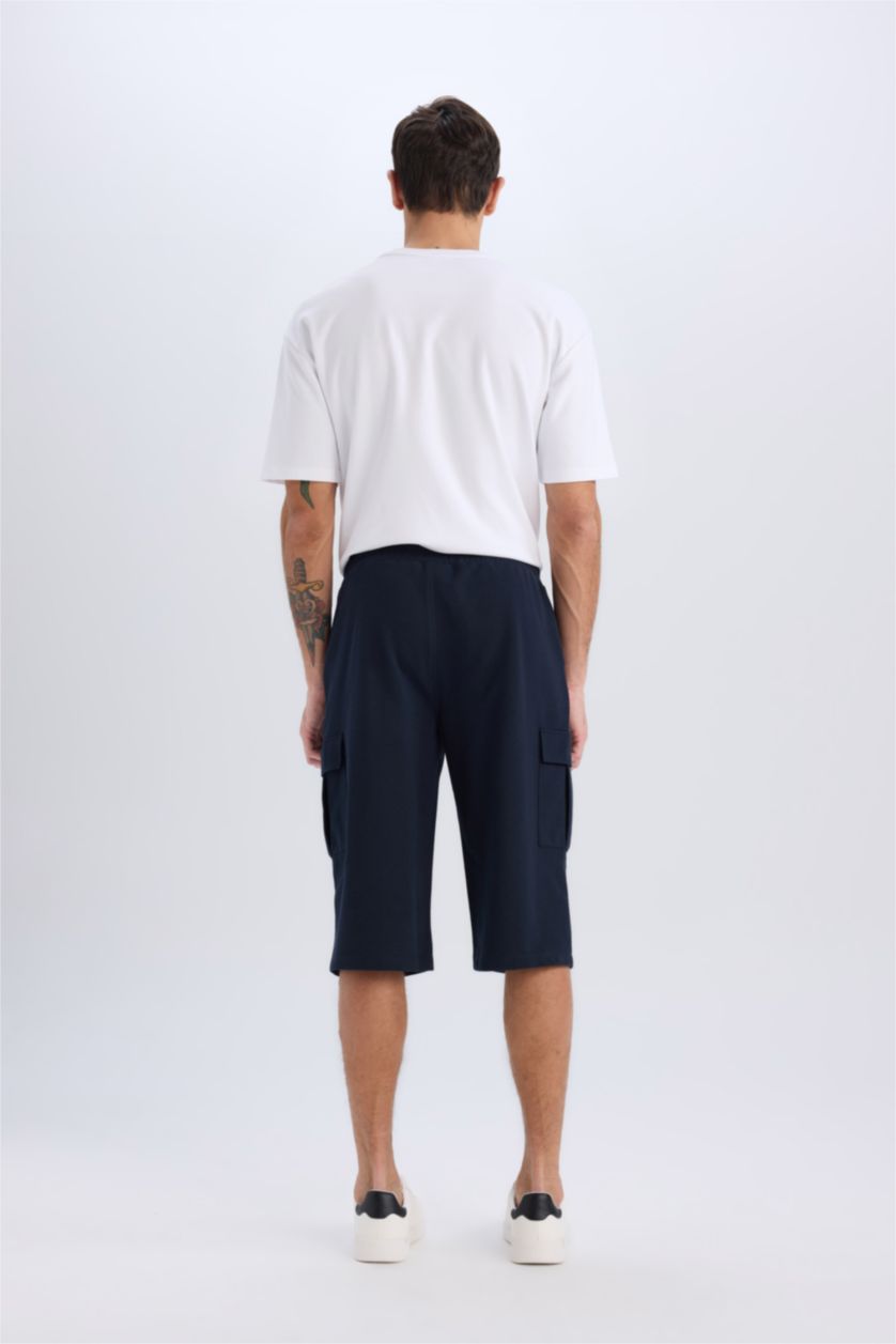 MAN NAVY Slim Fit Thin Sweatshirt Fabric Tall Short