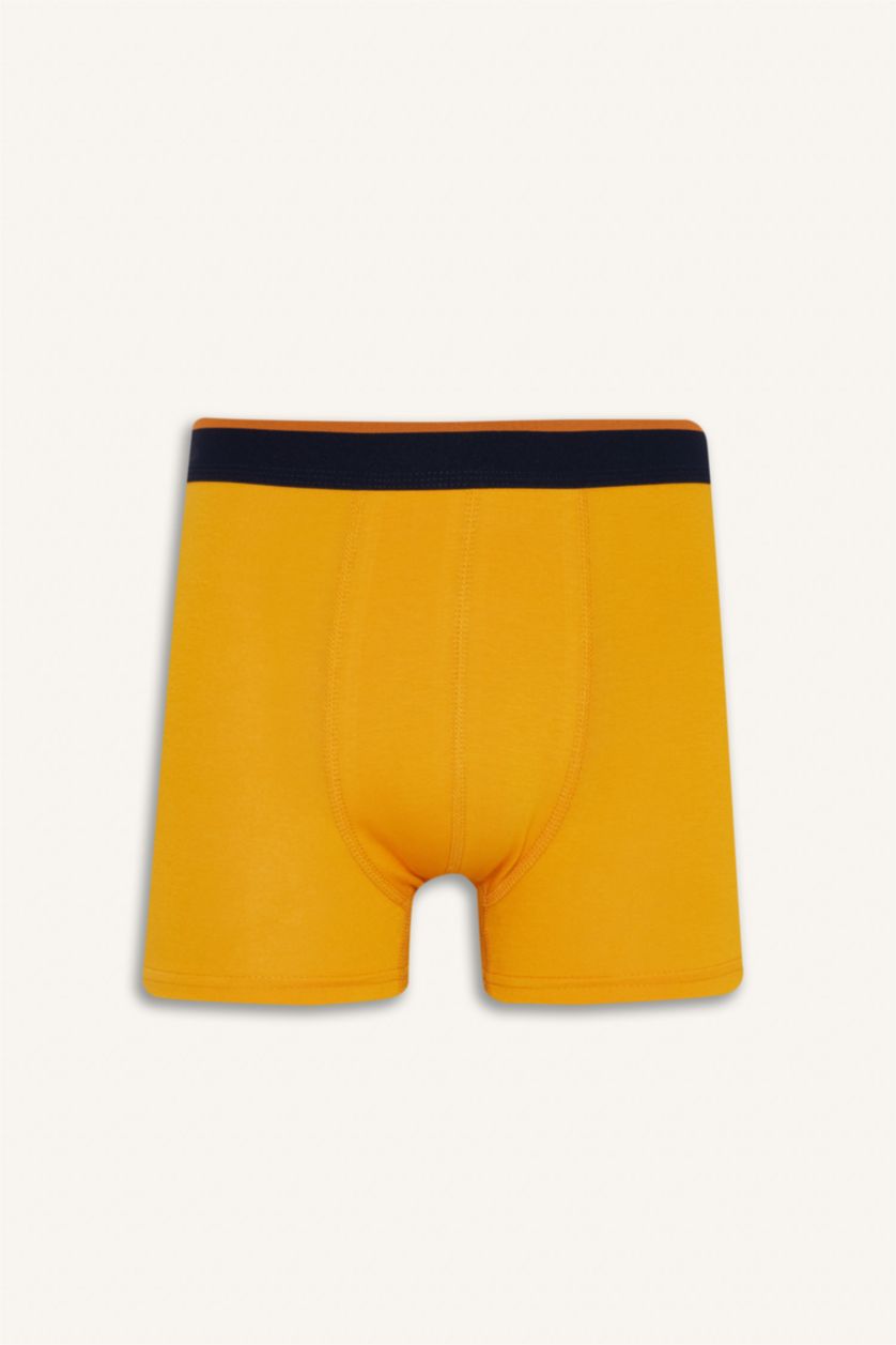 MAN NAVY Regular Fit Printed 3 Piece Boxers