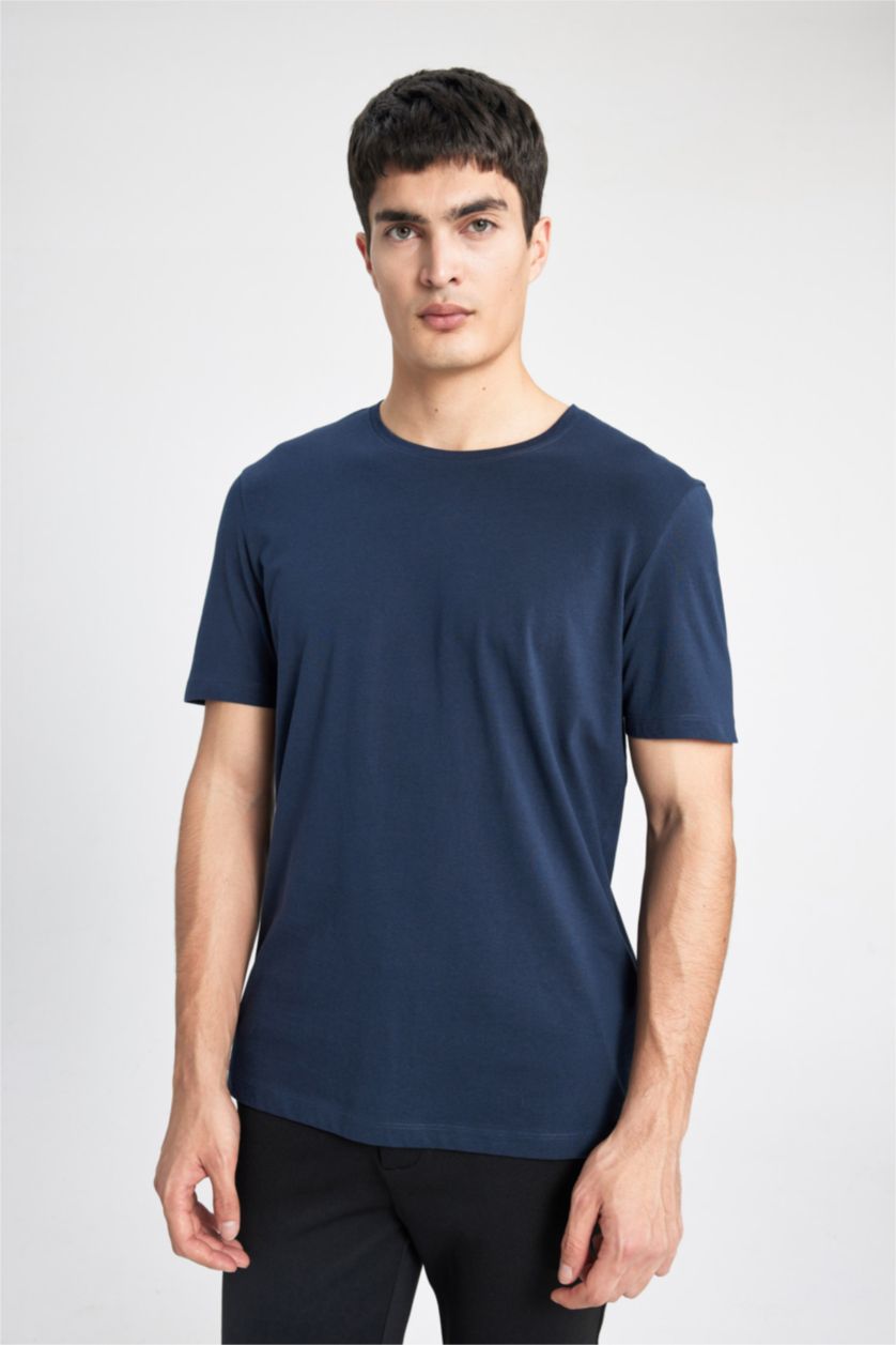 MAN Indigo Regular Fit Crew Neck Cotton Short Sleeve T-Shirt