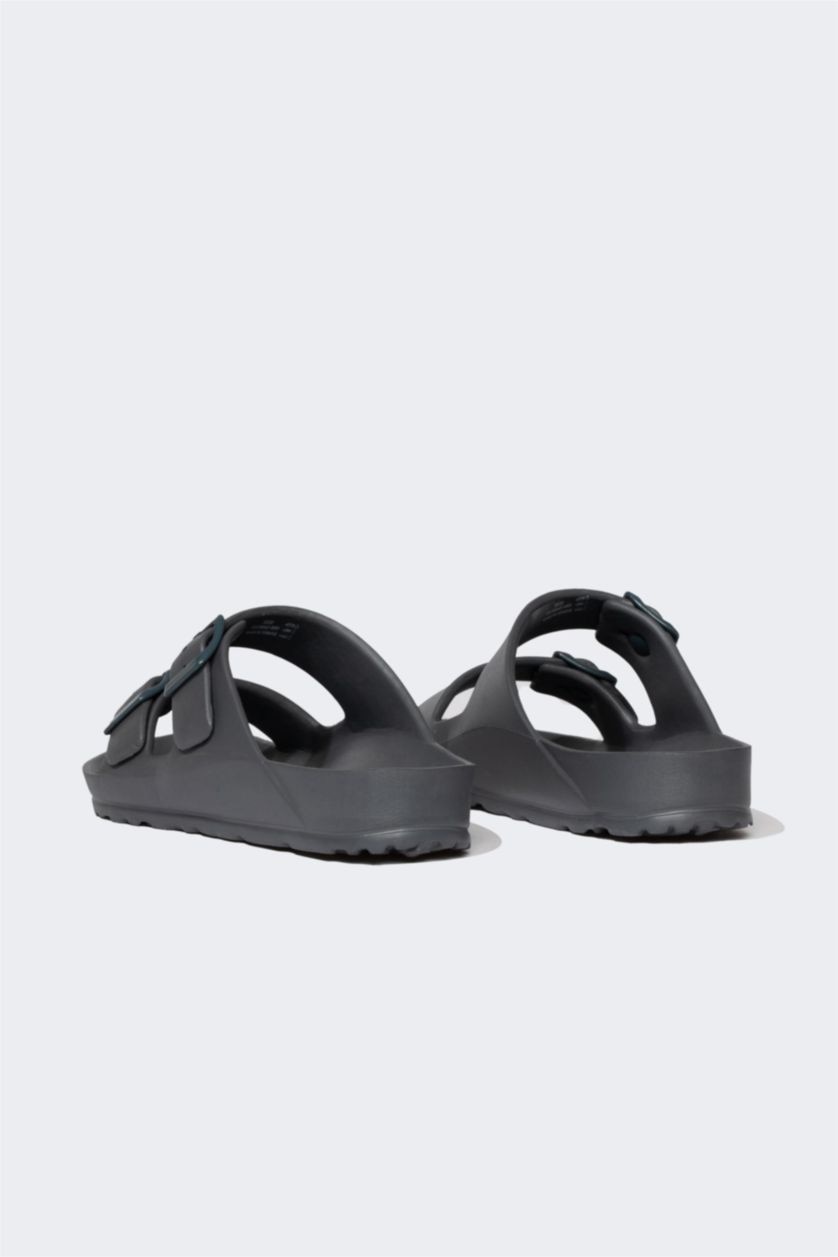 Man Anthracite Man Flat Sole Slipper