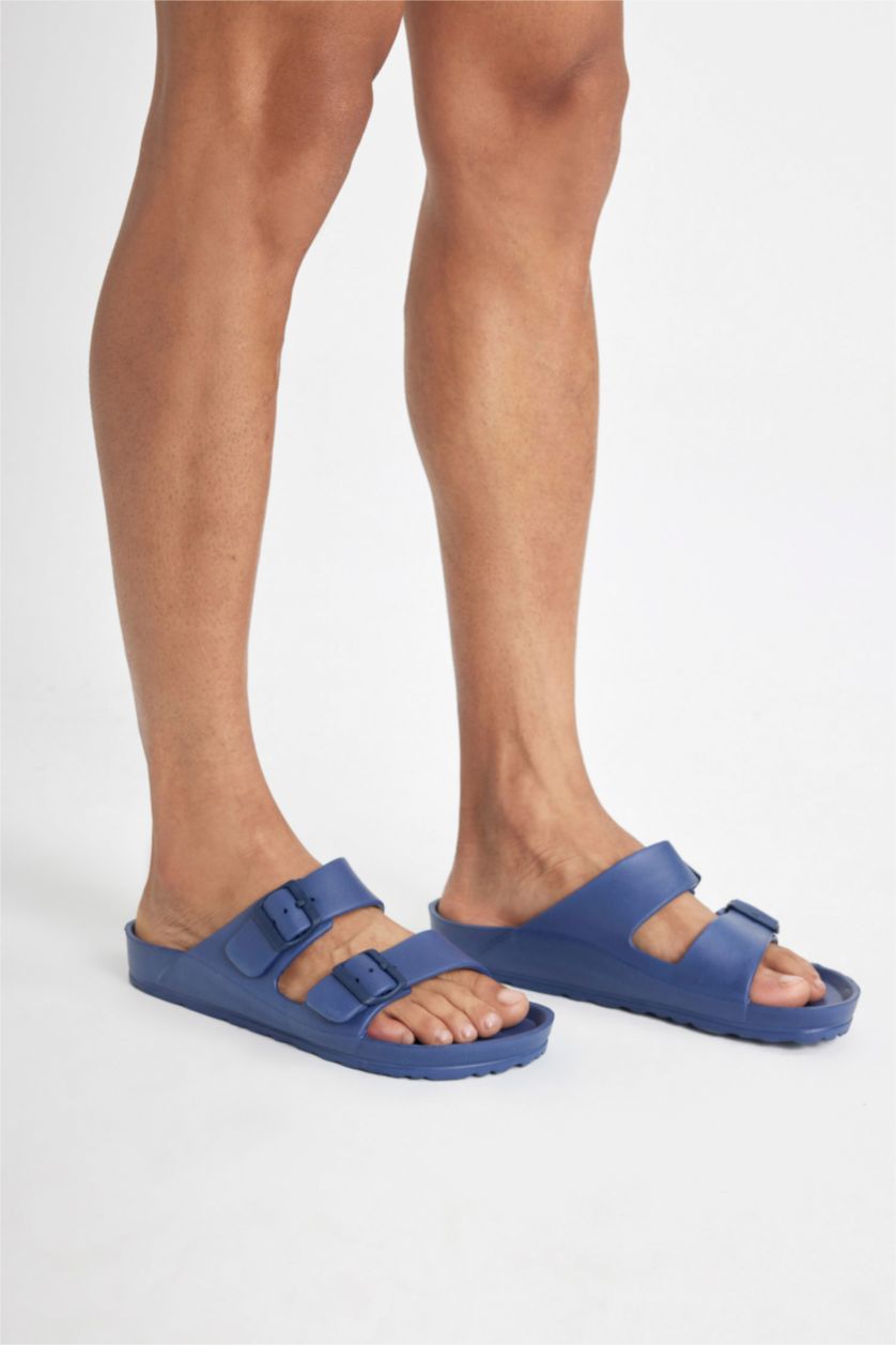 رجال كحلي النعال مزدوجة الفرقة التوى