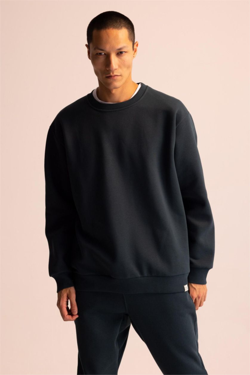 Yeşil Erkek Oversıze Sweatshirt 2702658 | DeFacto