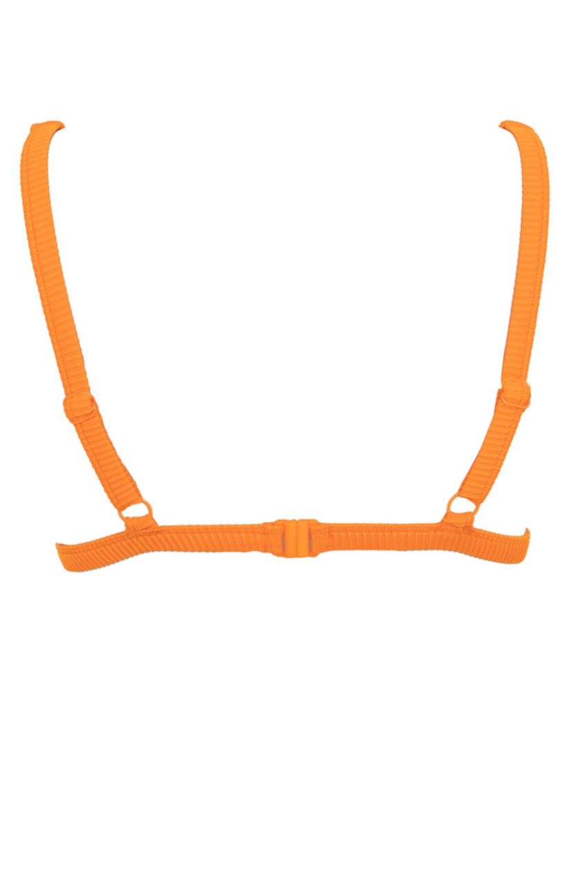 WOMAN Orange Fall in Love Regular Fit Bikini Top