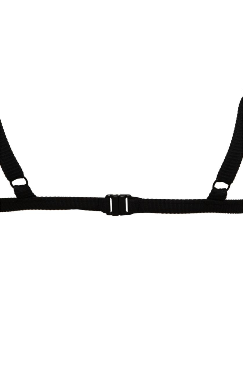 نساء أسود بكيني توب مضلع قصة عادية من Fall In Love