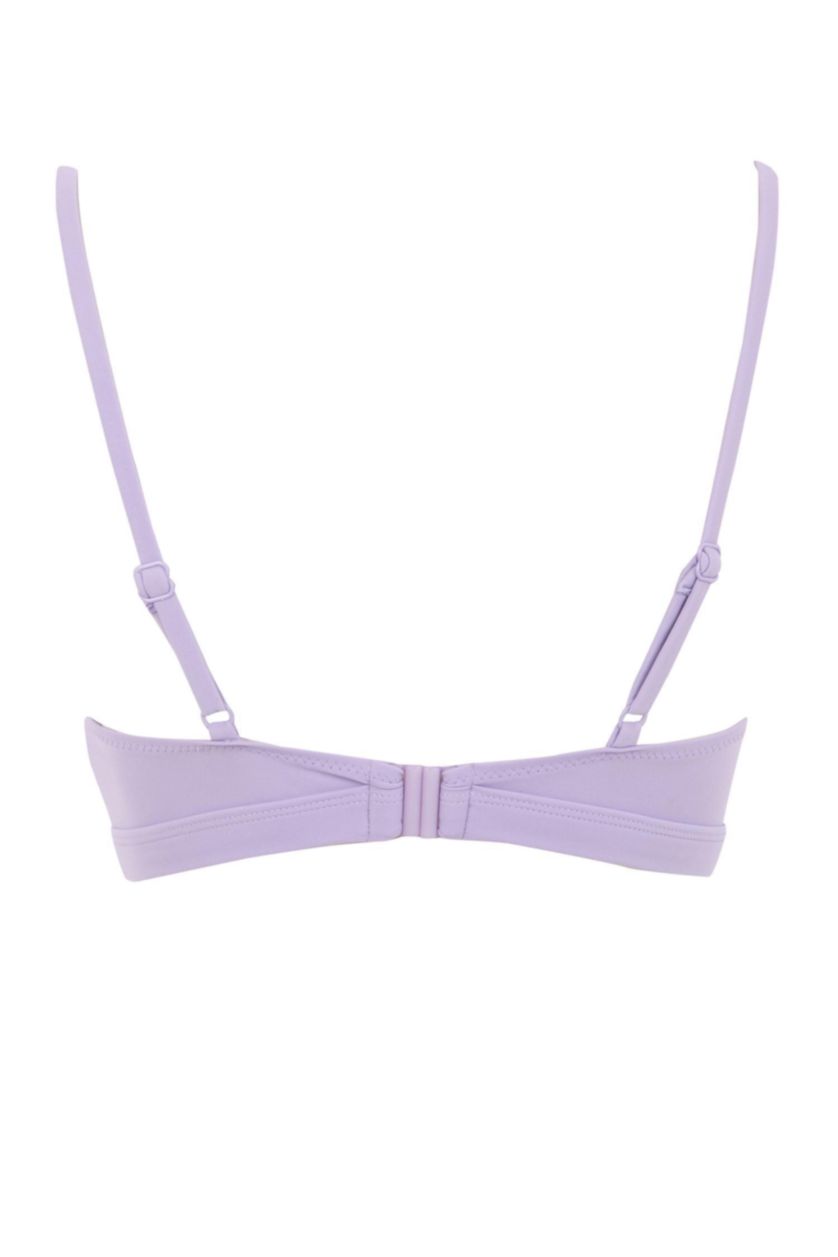 Kadın Lila Regular Fıt Bikini Üstü