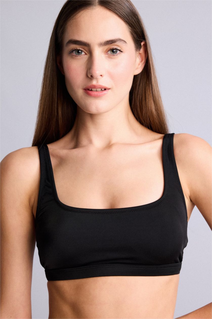 نساء أسود Bikini Top