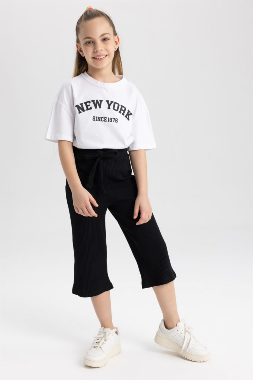 FILLES Noir Pantalon