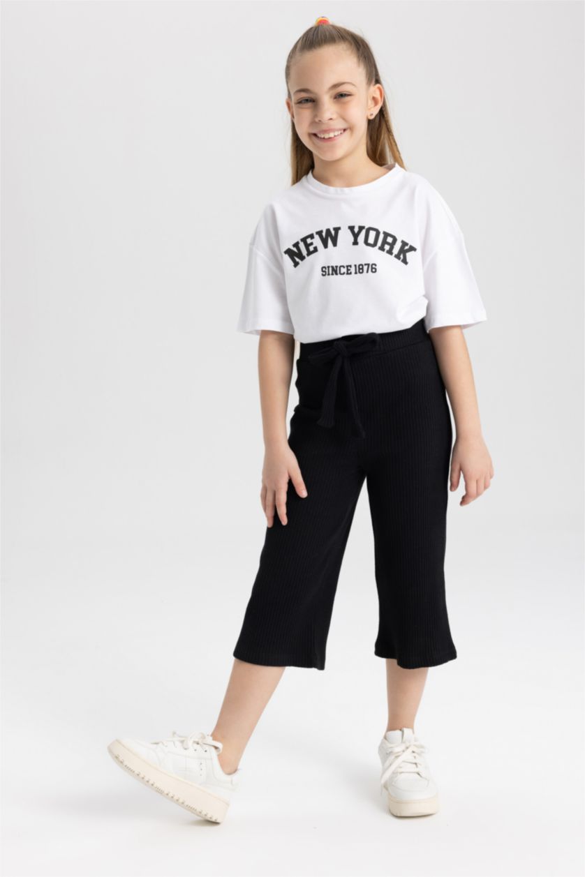 FILLES Noir Pantalon