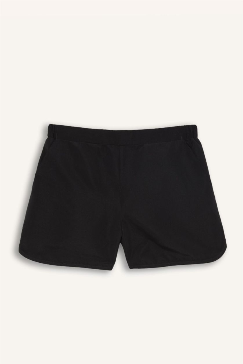 حريمي أسود شورت بحر قصة عادية من Fall in Love