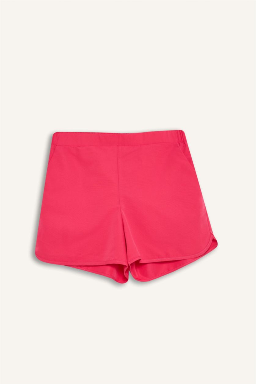 WOMAN Dark Pink Fall in Love Regular Fit Swim Shorts