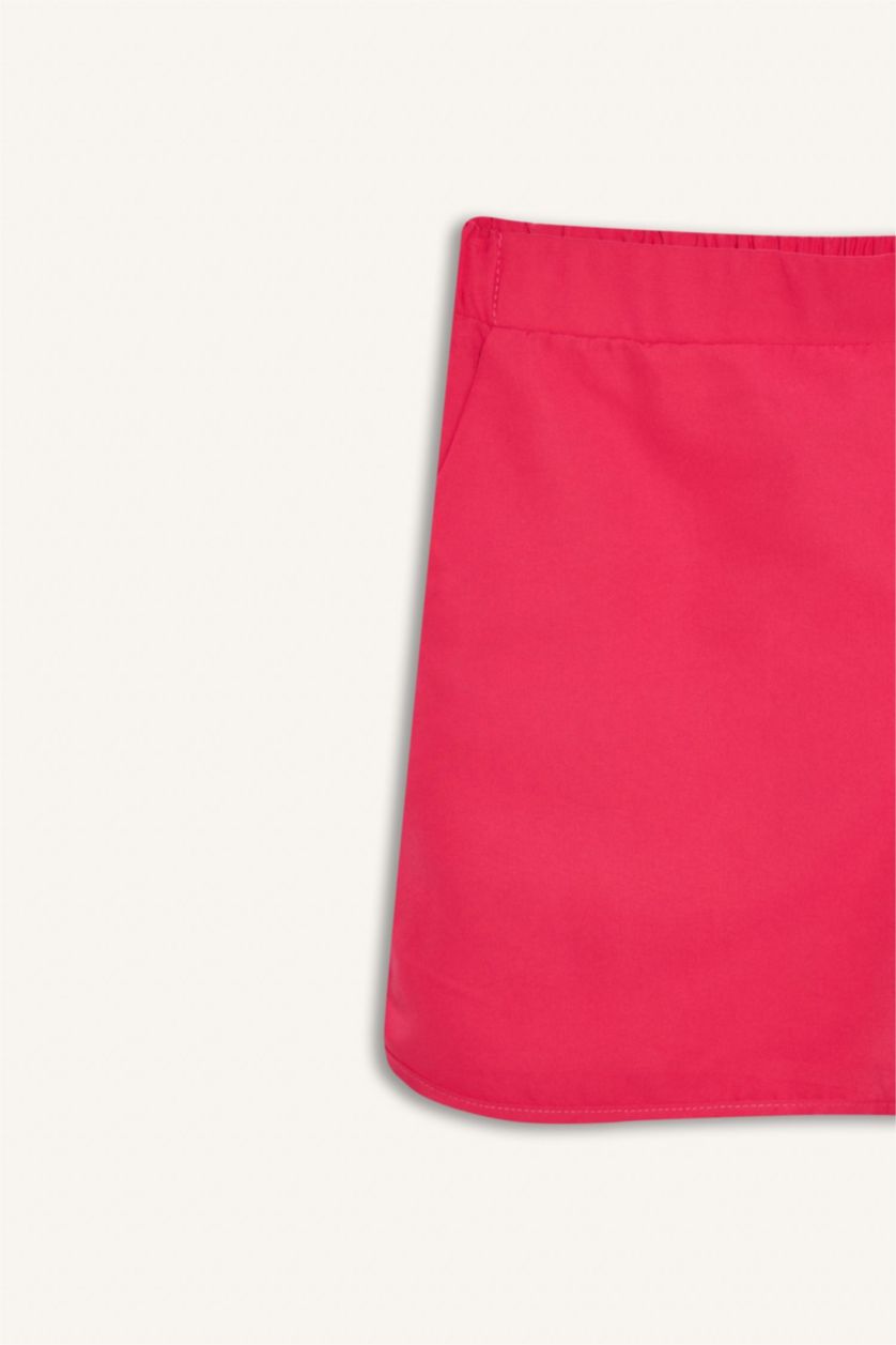 WOMAN Dark Pink Fall in Love Regular Fit Swim Shorts