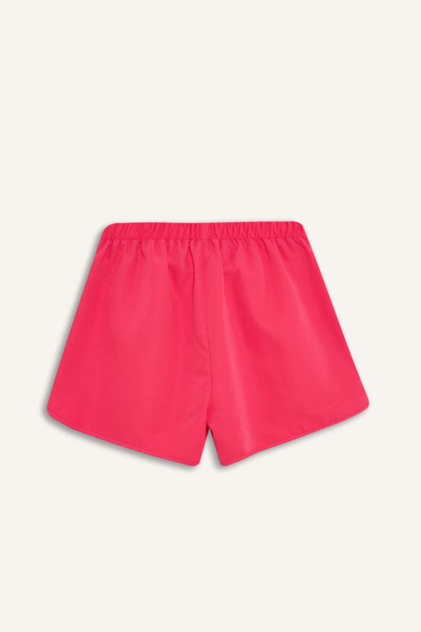WOMAN Dark Pink Fall in Love Regular Fit Swim Shorts