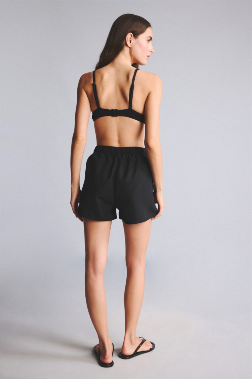 Woman Black Swim Shorts